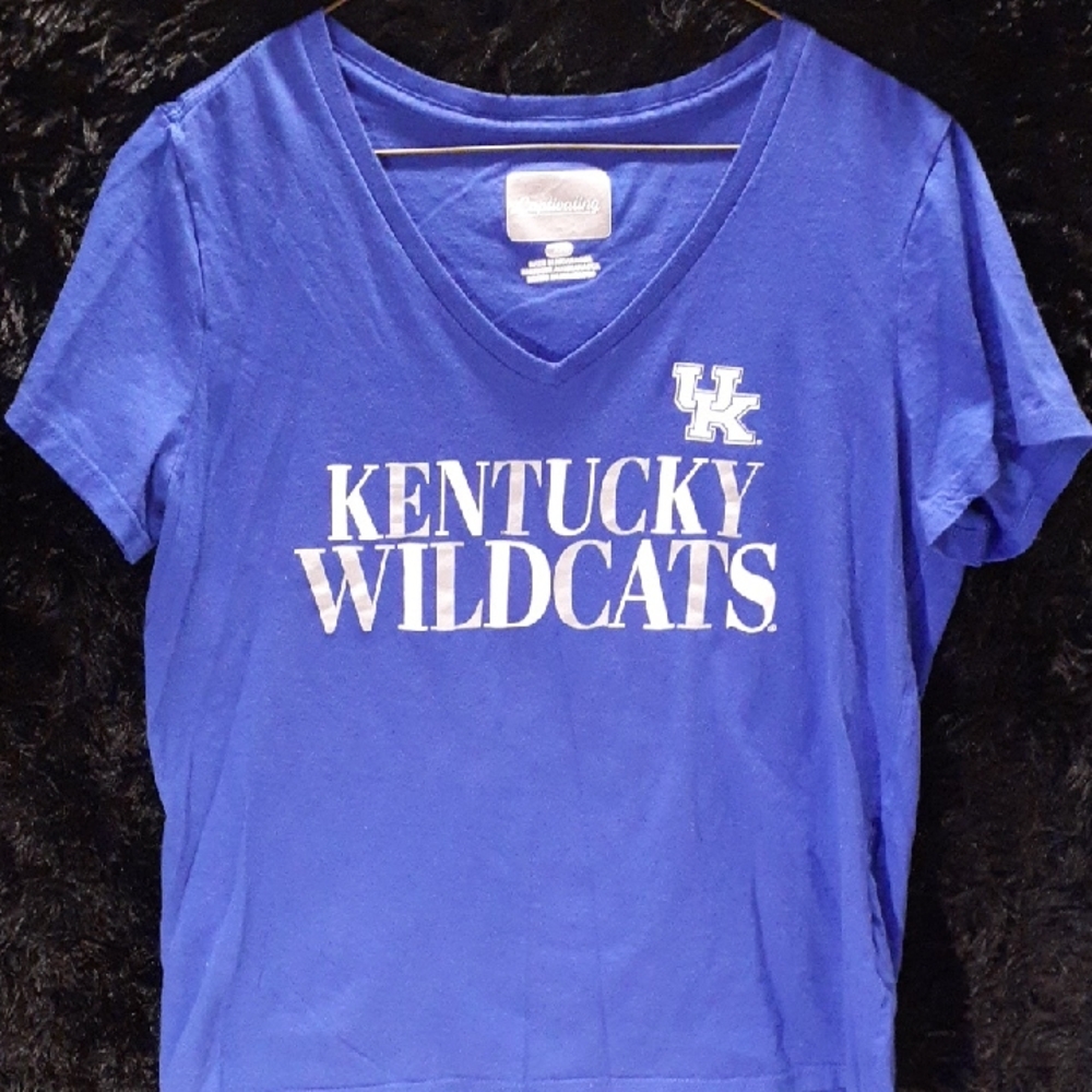 Blue Kentucky Wildcats Women's Short Sleeve Tee